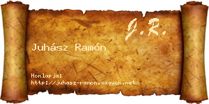Juhász Ramón névjegykártya