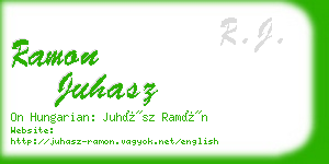 ramon juhasz business card